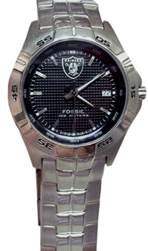 Fossil Men's NFL1049 NFL Oakland Raiders 3-Hand Date Watch