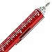 MONTEVERDE USA 9-in-1 Tool Mechanical Pencil in Red – Multifunctional Pencil with Stylus, Screwdrivers, Ruler, and Eraser – Exclusive Collection Great Gift for Engineers