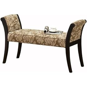 Holland Bench, 49.5W, BRWN FLOWER FBR