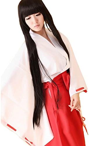 Gury Japanese Anime Inuyasha Kikyou Psychic Cosplay Costumes