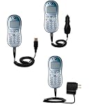 Deluxe Kit for the Motorola C332 includes a USB cable with Car and Wall Charger - Gomadic Brand w/ TipExchange Technology