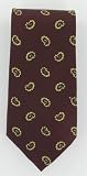 The Tie Cravate Company Handmade - Cravate en Soie tissée - Net Rouge foncé