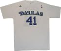 Dallas Mavericks Dirk Nowitzki Throwback Adidas T Shirt