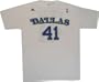 Dallas Mavericks Dirk Nowitzki Throwback Adidas T Shirt