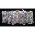 New Satin Frill Diamante Evening bag Clutch Purse Wedding'