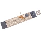 Petlinks Rope Around Sisal Wrapped Scratcher with Refillable Catnip Pocket and Toy