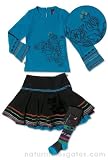 Catimini Velvet Adj. Waist Skirt 3 Pc Set