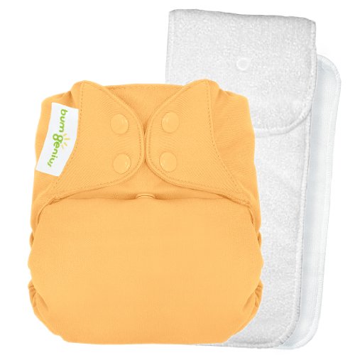 bumGenius One-Size Snap Closure Cloth Diaper 4.0 - Clementine