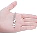 Jstyle Jewelry 4MM Stainless Steel Chain Link Bracelets for Women Filigree Bracelets 7.8 Inch