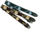 Gibson ASGG Woven Style 2 Strap with Gibson Logo, Gold
