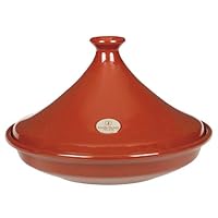 Emile Henry Flame Top 3.7 Quart Tagine, Red