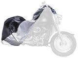 Raider Black and Silver Large Deluxe Motorcycle Cover
