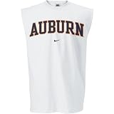 Nike Auburn Tigers White College Classic Sleeveless T-shirt