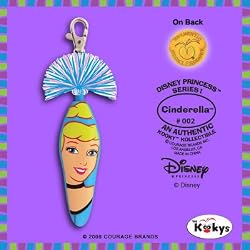 Kooky Klicker Pen Keychain Disney Cinderella White