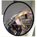 26 Dia. Indoor Outdoor Acrylic Convex Mirror by Best View