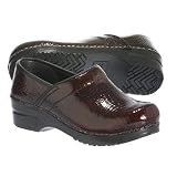 Sanita Croc Leather Clogs Closed Womens