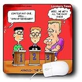 Londons Times Funny Panel Hollywood Cartoons - Arnold, The Early Years - Mouse Pads