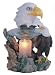 8 inch Medium Polyresin Brown Bald Eagle Electric Oil Burner