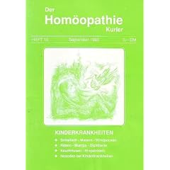 Der Hom�opathie - Kurier, Heft 10, September 1990 (Kinderkrankheiten: Scharlach, Masern, Windpocken, R�teln, Mumps, Diphtherie, Keuchhusen, Ringelr�teln...)