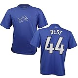 Detroit Lions Player Name & Number T-Shirt - Jahvid Best - Medium