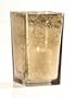 Antique Mercury Glass Candle Holder