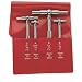 Starrett S579GZ Self Centering Telescoping Gauge With 2 Telescoping Arms Set, 5/16" - 2-1/8" Range, 2-3/8" Handle Length (4 Pieces)