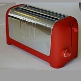 4 Slice Soft Touch Toaster (Red)