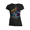 Lady Gaga Neon Shapes Black Womens T-shirt