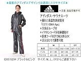 最新のアディダスデザインでお洒落にエクササイズ【アディダス サウナスーツ】 (M, ブラック&ピンク) アディダス