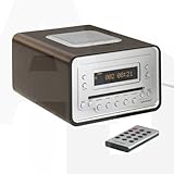 Cubo CD-Radio dunkle eiche/Holz