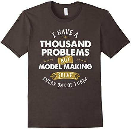 Men's Maker T Shirt Model Making Solve a Thousand Problems 2XL Asphalt