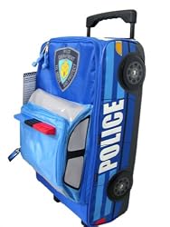 Kids travel luggage - Police Car shaped Suitcase