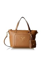 Prada Bolso asa de mano Small Shopping Cross Body (Marrón)