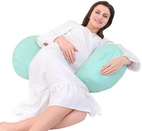 Joyourbaby Back and Belly Support Maternity Pillow (Emerald)