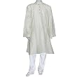 Kurta Pyjama Silk and Cotton Blend Hand Stitch Clothing