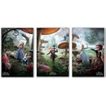 (22x34) Lot of 3 (Triptych) Alice in Wonderland Movie Posters Prints
