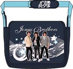 Jonas Brothers Navy Messenger Bag Bookbag
