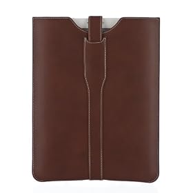 M-Edge Page Genuine Leather Kindle DX Sleeve (Fits 9.7
