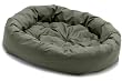Dog Gone Smart Bed Canvas Donut Pet Bed , Olive, Small, 27"