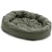 Dog Gone Smart Bed Canvas Donut Pet Bed , Olive, Small, 27"
