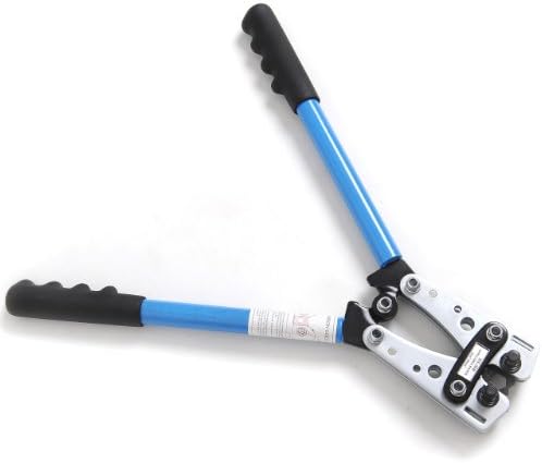 ProDeals® Y Shaped Cable Lug Crimping Pliers/ Crimper--Wire Range 6-50 mm²(AWG 10-1/0) (Blue)