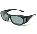 Cocoons Live Eyewear Sunglasses Slim Line (Medium) Black Frame with Polarized Gray Le...