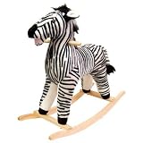Happy Trails Zebra Plush Rocking Animal