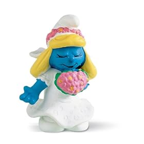 Schleich 20412 - I Puffi, Puffetta sposa