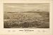 Bird's eye view of Port Townsend, Puget Sound, Washington Territory 1878. A.L. Bancro...