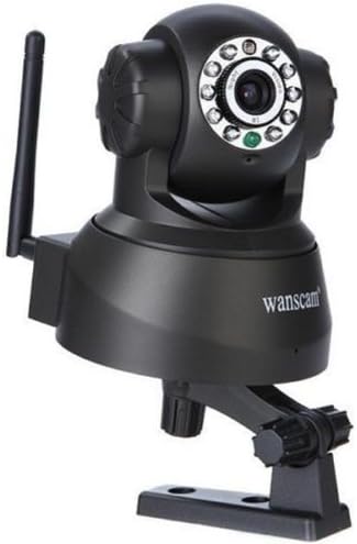 Wanscam Hot 32G TF Micro SD Card Supported Audio Pan/Tilt IR Home Baby Security CCTV p2p cloud IP Camera Wireless/Wifi (Black)