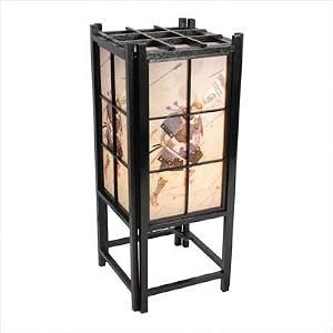 Samurai Shoji Lamp Color: Black