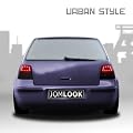 R�ckleuchten VW Golf 4 97-03, LED, inkl. LED Bremslicht u. Nebelschlu�leuchte, Schwarz/Smoke