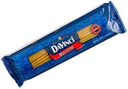 DaVinci Pasta, Long Cuts, Bucatini, 16 Ounce Bags (Pack of 20)