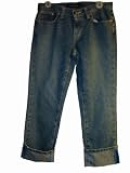 WOMEN'S CALVIN KLEIN FLOOD JEANS SIZE 6 (BLUE DENIM)